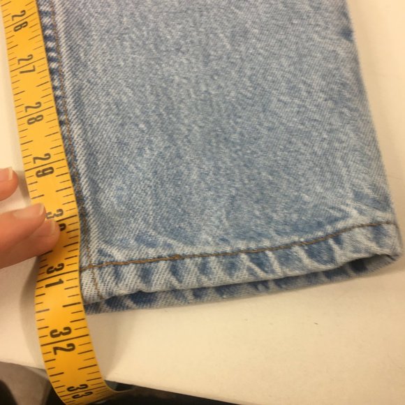 Vintage Levi's 912 Womens Orange Tab Jeans Slim - Picture 10 of 11